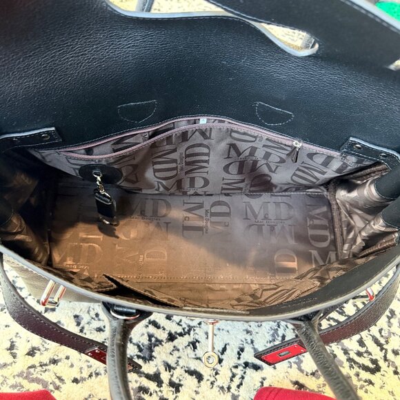 Mac Douglas Pyla Buni Black Leather Bag – Large Handbag Tote - Picture 13 of 15